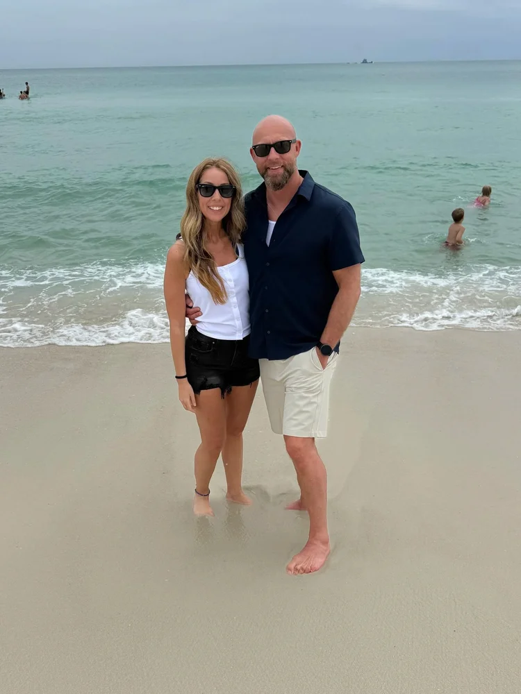 Jason Blevins and his wife